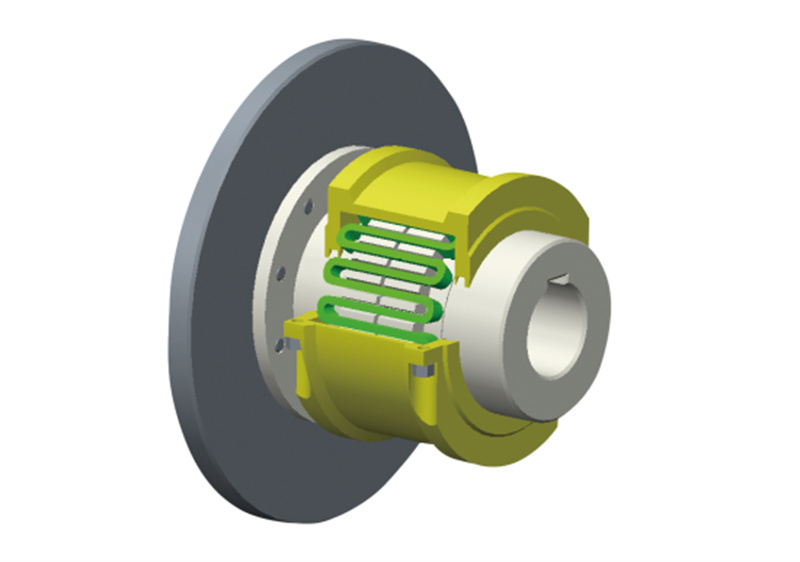 JSP帶制動盤型蛇形彈簧聯(lián)軸器