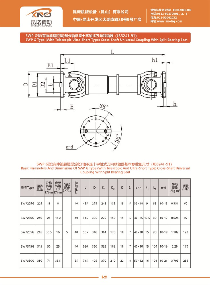 SWP G型萬向聯(lián)軸器